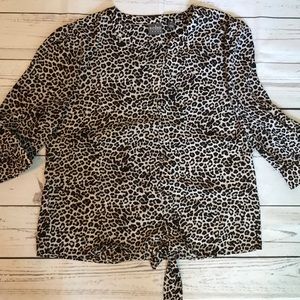 New York and Company animal print top